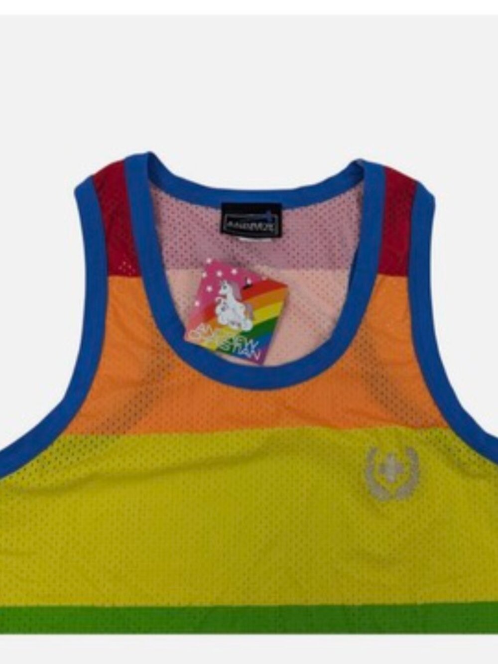 Andrew Christian Rainbow Mesh Tank Top • Size S • Like New Condition - Picture 8 of 9